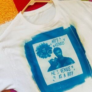 Nathan Fielder Björk Cyanotype Tee